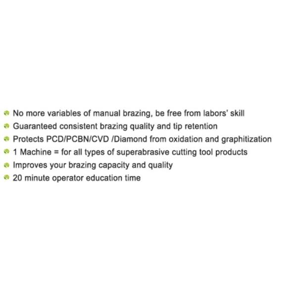 15KW Water Cooling Vacuum Brazing Machine For PCD PCBN Tools