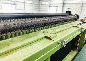 China 1200mm Width Gabion Making Machine / Gabion Wire Mesh Machine Mesh Sizes 22x33mm on sale