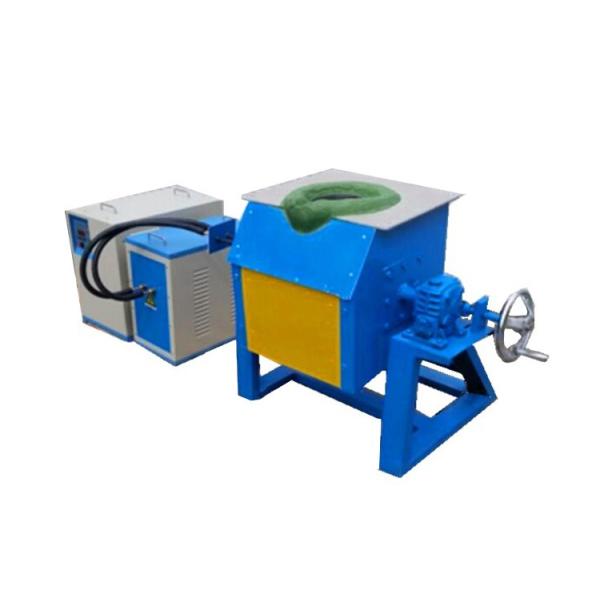 40kg Capacity Aluminum Melting Furnace Brass Copper Electric Crucible Melting Furnace