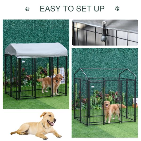 4ftx6ftx6ft Outdoor Heavy Duty Dog Cage Pet Playpen House