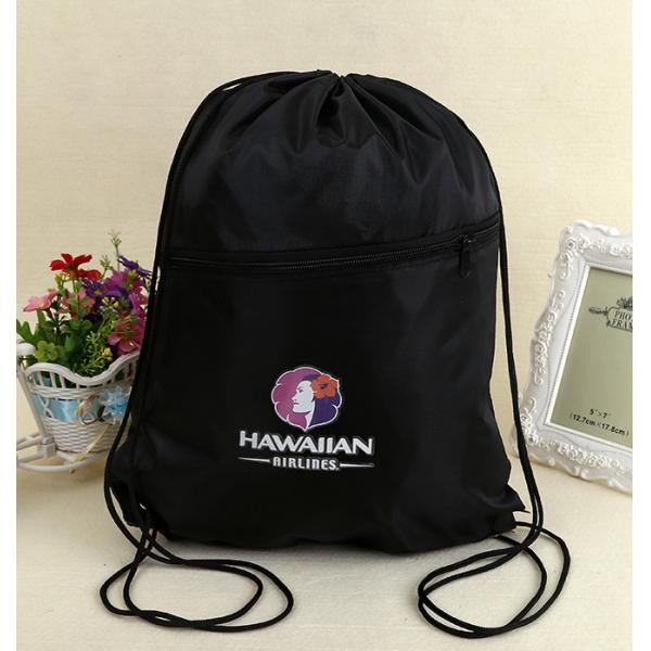 custom printing polyester/ nylon drawstring bag