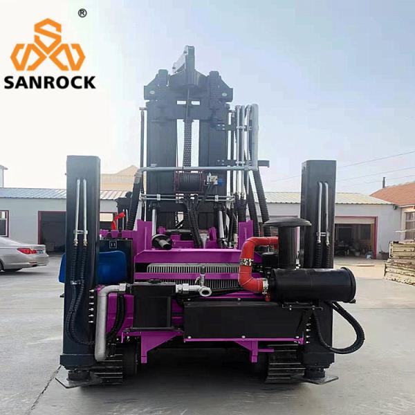 Portable Water Well Drilling Rigs Hydraulic Bore hole 260m Deep Well Drilling Equipment