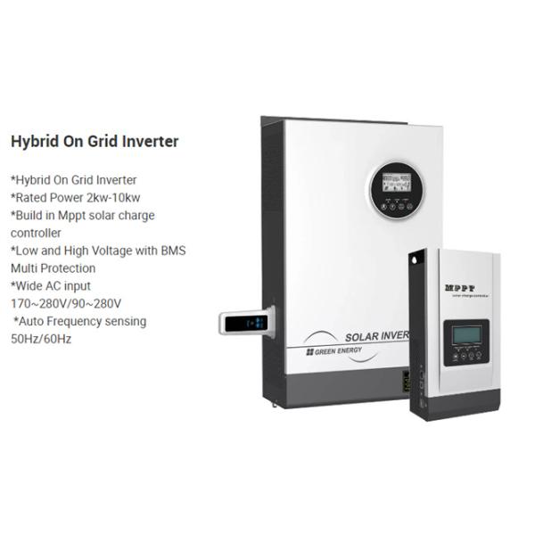 Photovoltaic Solar Power System Solar Panel Hybrid Grid Kit 5KW 10kw Home Use