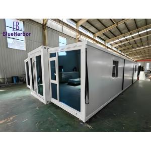 Quality Steel Expandable Prefab House / Foldable Modular Insulated Shipping Container House for sale