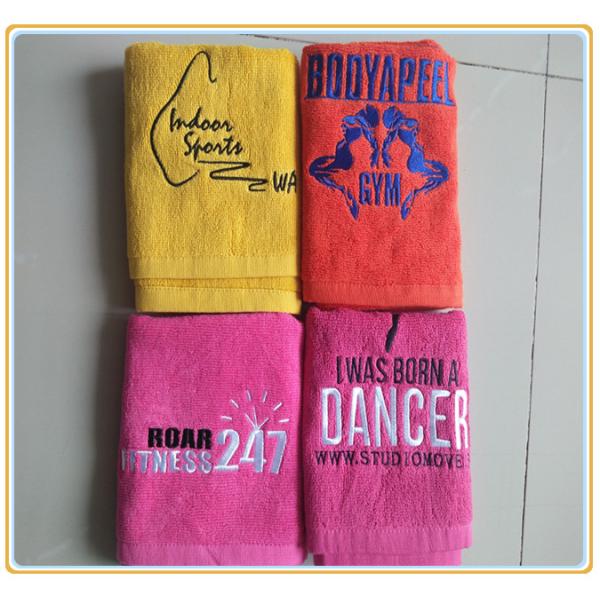 China Factory Professional Customized 100% Cotton Absorbent Embroidery Towel With Custom Logo