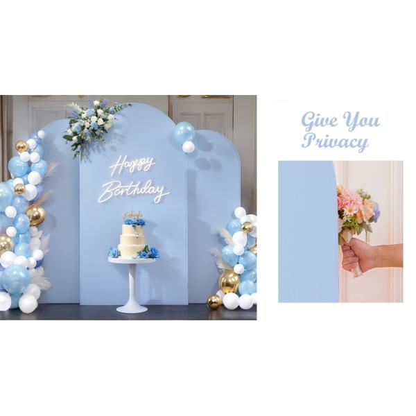 Wedding Arch Backdrop Covers Round Top Cover For Birthday Party Ceremony