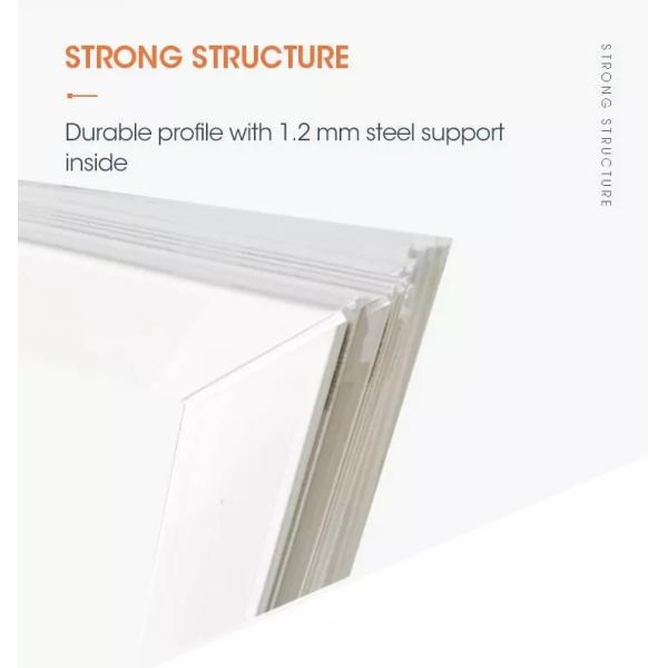 Exterior Customized Plastic Folding Door UPVC Frame Glass Accordion Design Bifold