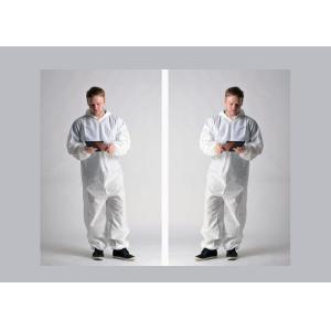 Quality Waterproof Disposable Protective Coverall Soft Hand Feeling Prevent Pollution for sale