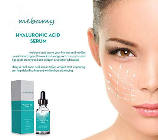 100% Pure Hyaluronic Acid Facial Serum With Vitamin C