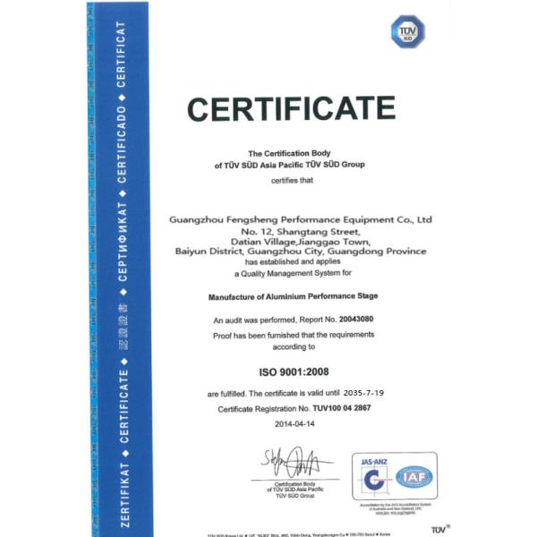 Adjustable Portable Stage Platform Modular System Square Red Finish Aluminum Alloy Stage