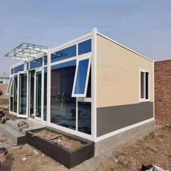 White Prefabricated Modular Houses for Custom 20ft 40ft Portable Office Container Homes