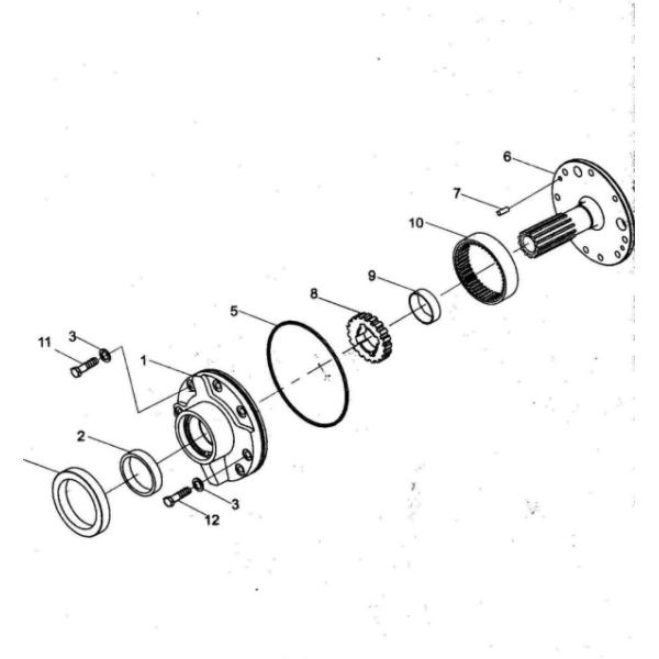 Rear Tire 12-16.5-10PR Intuitive controls Rough terrain Forklift Truck Maximum Permissible Gradient 15 ° Powerful