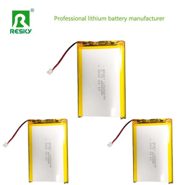 Rechargeable Lipo Batteries Lithium Ion Polymer Battery Cell 606090 3.7V 4000mAh