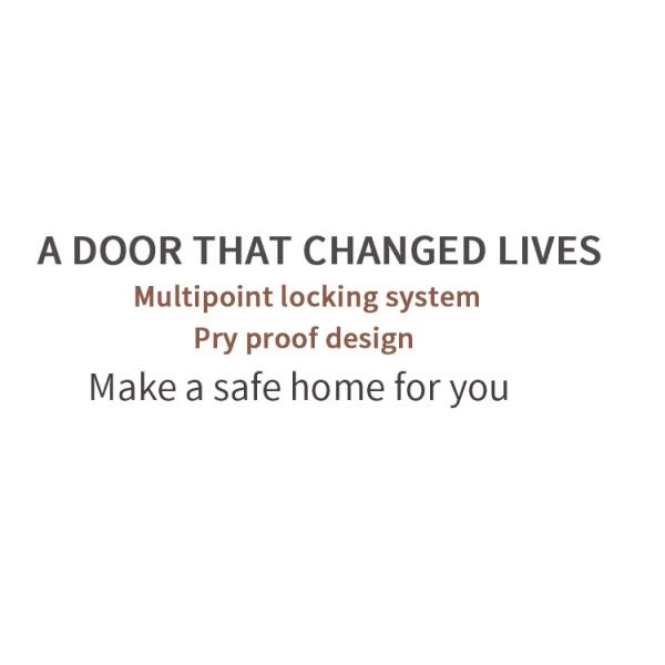 Metal Steel Doors Front Entry Metal Door Exterior Waterproof High Quality From China Steel Security Doors for Home