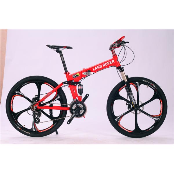 High quality OEM logo Shimano hidraulic disc brake 24 speed aluminium alloy folding travel mountain bicycle