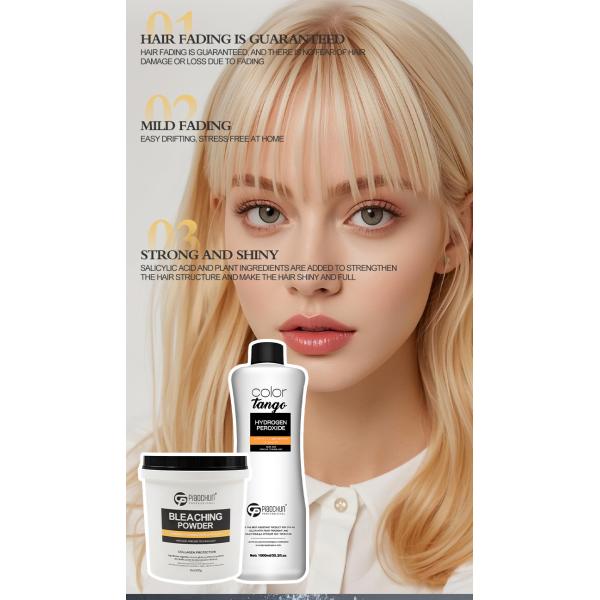 500g Ammonia-Free Hair Bleach Powder - 8+ Lift Dust-Proof Formula, GMP Certified, Bulk Developer Factory Supply