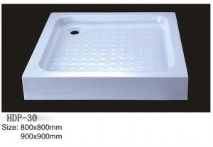 Quality Acrylic shower tray, shower basin,acrylic shower base HDP-30 800X800,900X9000 for sale