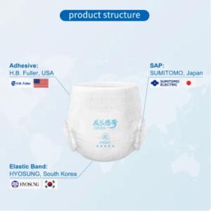 Customized disposable premium baby diaper pull up pants wholesale mamufacture