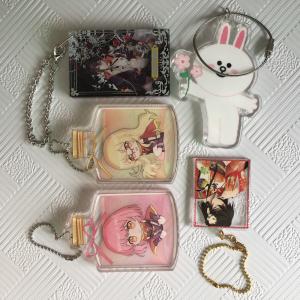 China Personalized Laser Cut Anime Figure Keychain With Logo Printed on sale