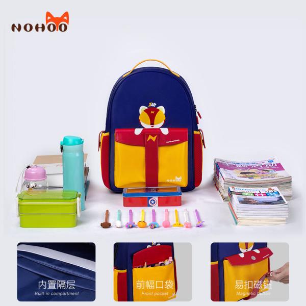 NHZ021-15 Nohoo 2019 new design rocket series PU and Polyester children student school backpack