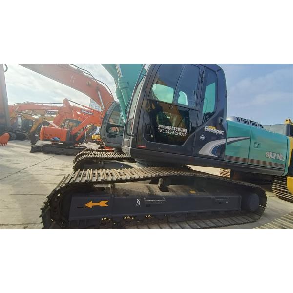 Sk210 Used Kobelco Excavator Medium Crawler Working Weight 21 Tons