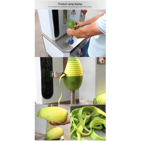 1.0KW 90KG Small automatic melon and fruit peeler pineapple cantaloupe pineapple peeler commercial equipment