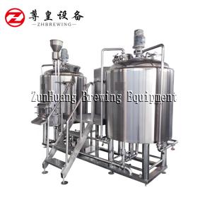 Quality 380V 500L Electric Small Scale Brewing Equipment Stainless Steel Material for sale