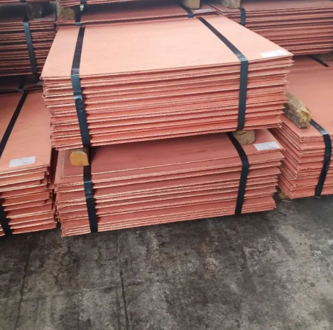 High Purity 99.99% Electrolyte Copper Cathode Customized Copper Metal Plate