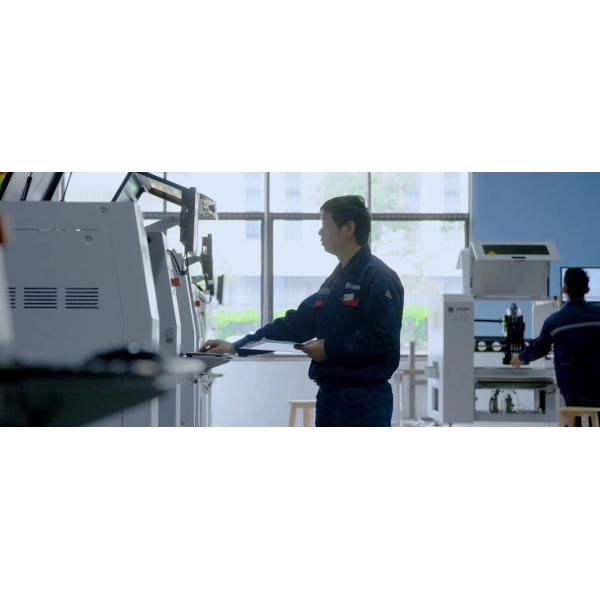 6 Heads PCB Assembly Line 22000cph Auto Nozzle Change CHM-860