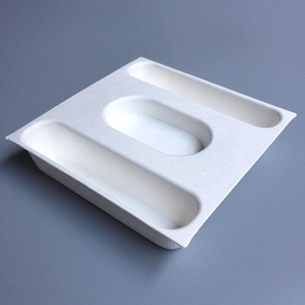 Sugarcane Moulded Fiber Packaging Formed Pulp Packaging For Tooth Scaler