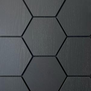 Hexagonal Akupanel soundproof medium-density fiberboard wood veneer wall panel
