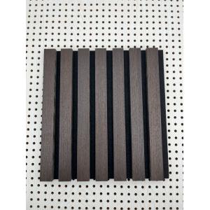 Quality 2400mm Natural Wood Veneer Slats With Fire Retardant Class B1 for sale