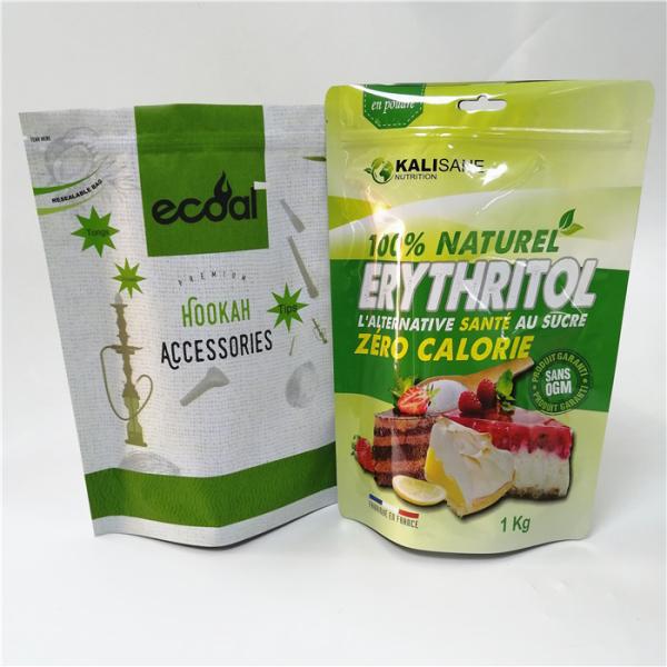 Customized stand up pouches powder packaging moringa tea bags
