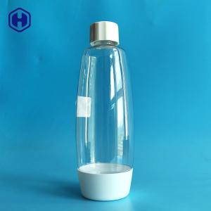 China Screw Lid Empty Clear Plastic Bottles Reusable Plastic Liquid Container on sale