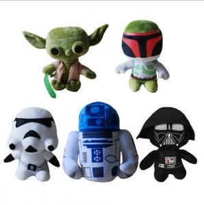Quality 8 Inch Cute Star Wars Cartoon Disney Plush Dolls Green For Collection for sale