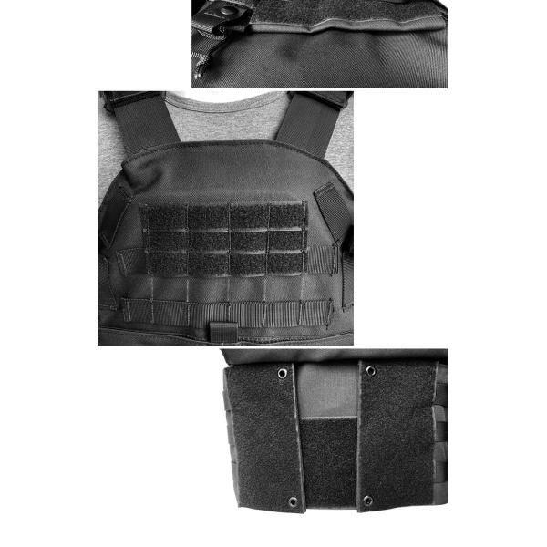 Multi-function Protective Vest With Molle System and Pouches for Body Safety in S-2XL Sizes