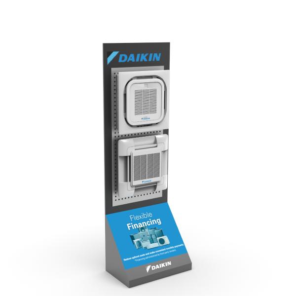 Customizable Metal Display Stands Shopping Centre Display Stands Air Conditioning