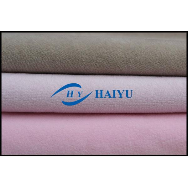 100% polyester soft minky fabric/(grey fabric)/ baby clothing fabric