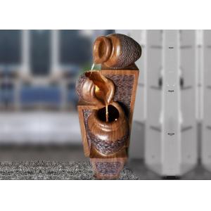 Quality Warm Led Pots Polyresin Garden Water Fountain for sale