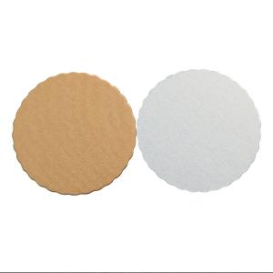 FDA 7 Inches Gold Silver Circle Cardboard Cake Board