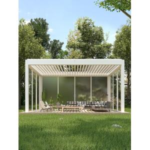 China Adjustable Louvered Pergola Aluminum Louvered Pergola Modern Louvered Pergola on sale