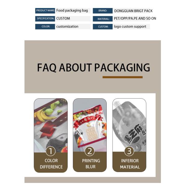 Customizable Aluminum Foil Food Zipper Bags Durable Material For Snack Packaging / Storage