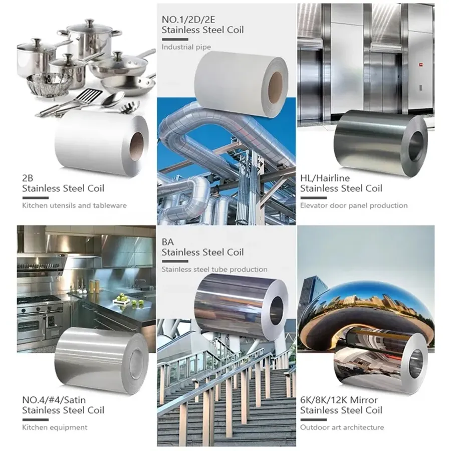 Hot Rolled Steel Roll AISI Ss 201 304 310S 301 316 410s 304L Stainless Steel Coil