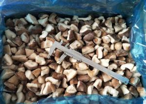 China ISO Quarter Cut IQF Frozen Shiitake Mushrooms For Catering on sale