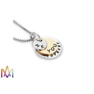 Quality Rustproof SS304 Dangle Charms Mens Engraved Necklace for sale