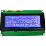 Dot Matrix Transflective LCD Module , 20*4 Character Blue Film Negative Display