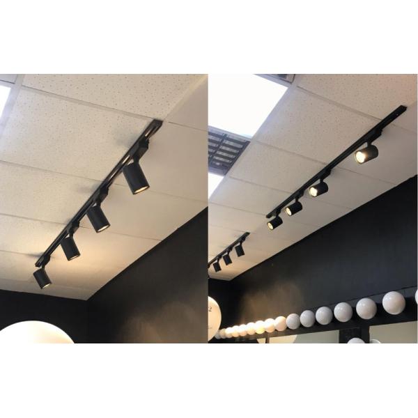 2 Phase LED COB Ceiling Mounted Track Lighting Replace Halogen Lamps AC220V