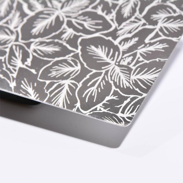 8K Mirror Glossy Etched Stainless Steel Sheet 316L 304 Cold Rolled 4 X 8FT