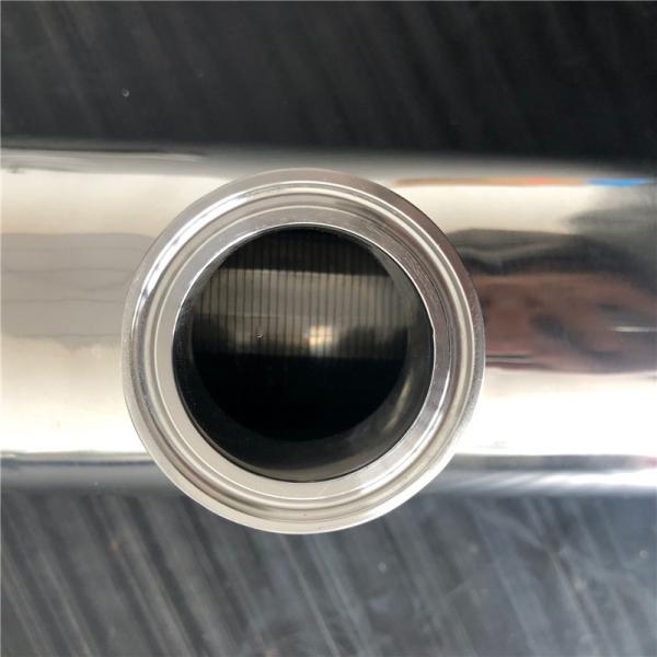 Sanitary 1.5" (50.5mm O.D) Tri Clamp Angle Wedge Wire Strainer Stainless Steel 304 Food Grade Wire Mesh Filter