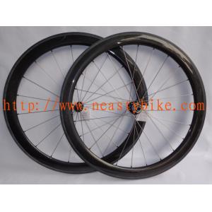 Quality 700C 50mm Tubular carbon fiber road wheels/carbon bicycle wheelset for sale